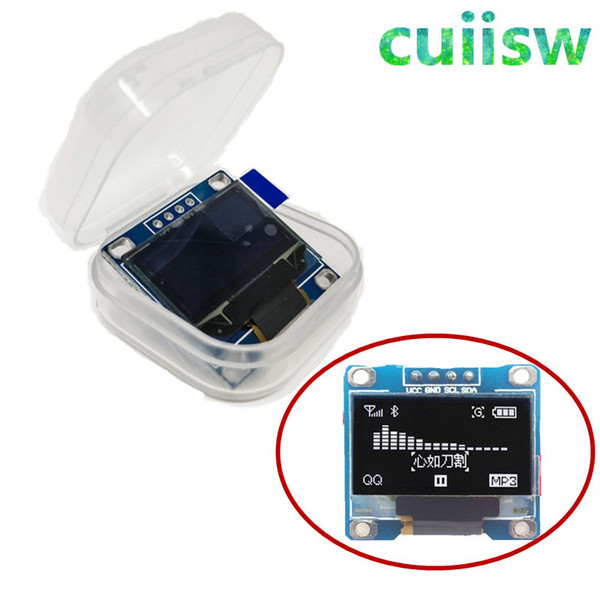 Free shipping 1Pcs 128X64 OLED LCD LED Display Module white For Arduino 0.96