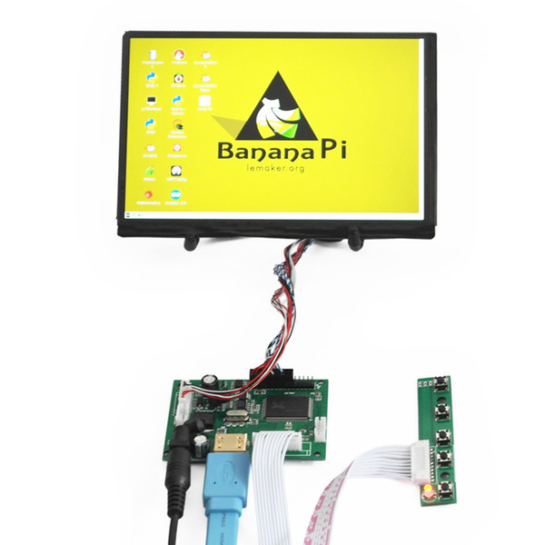 Universal HDMI LVDS LCD Module Controller Board Monitor Kit+7 inch 1280*800 N070ICG-LD1 HD LCD Display free shipping