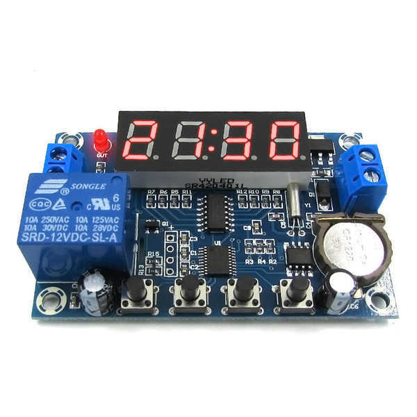 12V Clock Timer Controller 24H Timing Three Groups Time Memory Control Module