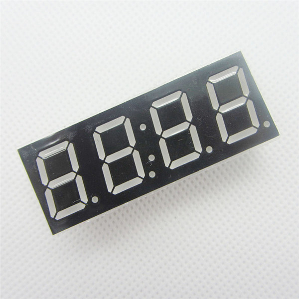 10 pcs Common Cathode 4bit 4 bit Digital Tube 0.56 inch Red LED With Clock Digit 7 Segment (CLOCK)