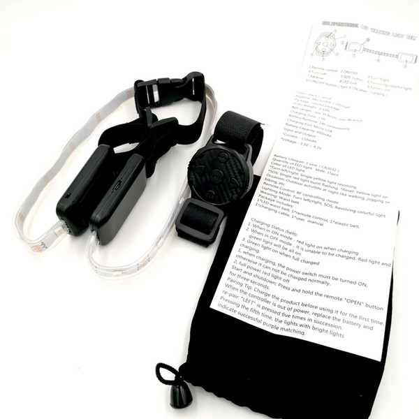 LED Warning Light Belt for Outdoor Sports such as Cycling Skateboarding Jogging Multifunctional Lights Strip