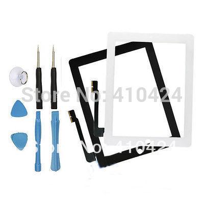 Touch Screen LCD Glass Digitizer Lens Repair Part For iPad 3 3rd + screwdriver Tools order<$18no track
