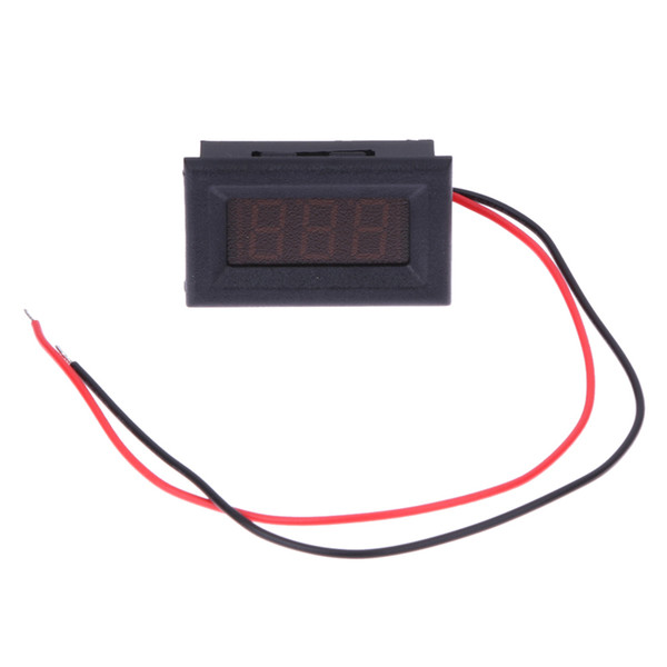 Two Wires Digital Voltmeter Blue LED Display DC2.5-30V Voltage Meter voltage detector High Quality