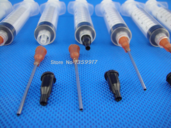 10ml Syringes with 15Ga 1.5'' Blunt Tip Needle - Great for Glue Applicator, Oil Dispensing
