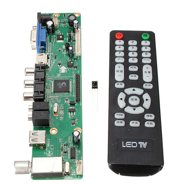Universal LCD Controller Board Resolution TV Motherboard VGA/HDMI/AV/TV/USB HDMI Interface Driver Board