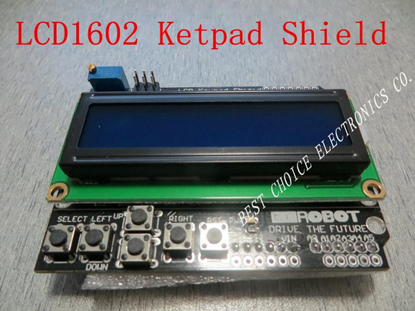shipping LCD Keypad Shield of the LCD1602 character LCD input and output expansion board For ARDUINO