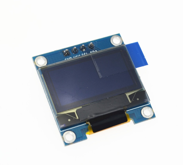 Free Shipping 1Pcs Yellow blue double color 128X64 OLED LCD LED Display Module For Arduino 0.96