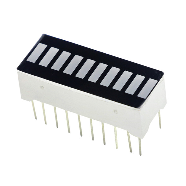 10pcs/lot 10 Segment Digital Red LED Bar Graph Display Ultra Bright