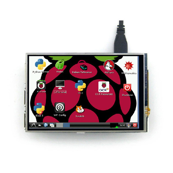Wholesale-Rasberry pi Raspberry Pi 2 LCD 3.5 inch TFT touch screen Display kit RPI Touch Screen compatible Raspberry pi b+