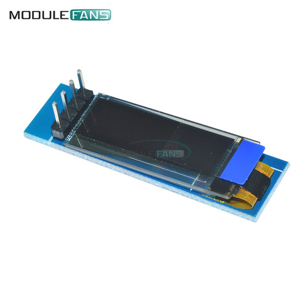 0.91 Inch White Color 128x32 IIC I2C OLED LCD Display DIY Module SSD1306 Driver IC DC 3.3V 5V For Arduino PIC Backlight