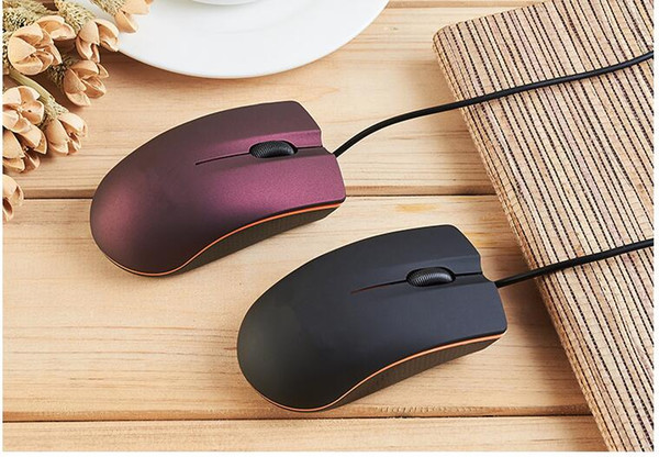 USB Optical Mouse Mini 3D Wired Gaming Mice With Retail Box For Computer Laptop Notebook Game Lenovo M20 Optoelectronic DHL Free
