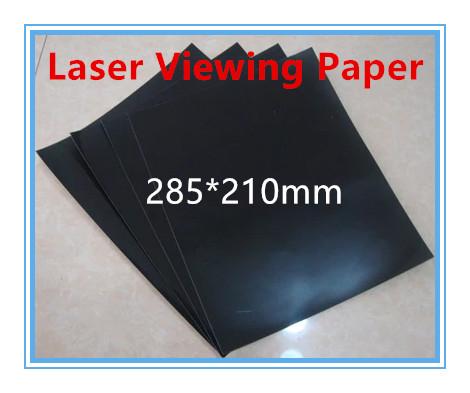 A4 size Laser Viewing Paper Laser Tracking Paper Laser Displaying Paper double faced black
