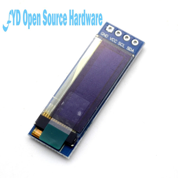 1pcs 0.91 inch 128x32 I2C IIC Serial OLED LCD Display Module 0.91