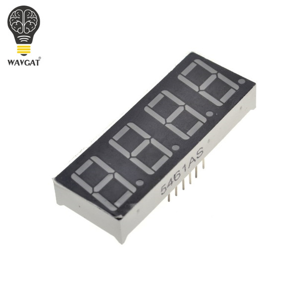 0.56 inch 4bit Common Cathode Digital Tube Red LED Digit Display 7 Segment 0.5inch 0.5 0.56 inch 0.56'' 0.56in. 4 Four bit