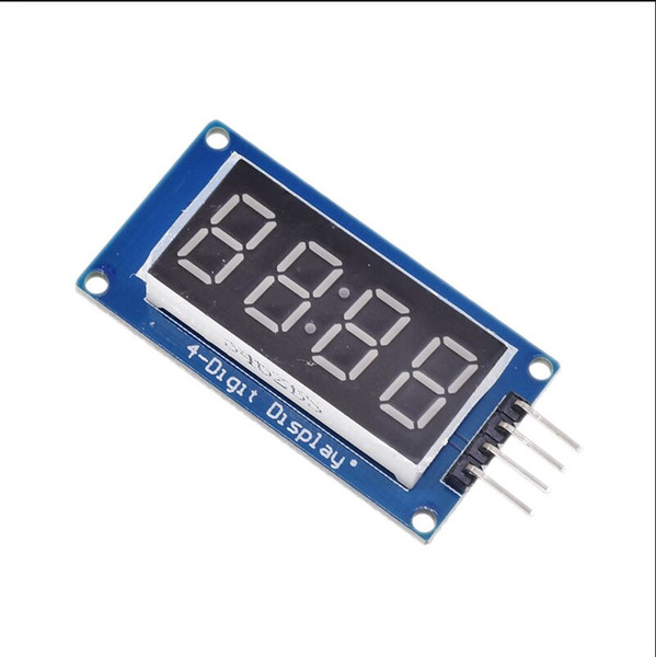 1PCS TM1637 4 Bits Digital LED Display Module For arduino 7 Segment 0.36Inch Clock RED Anode Tube Four Serial Driver Board Pack