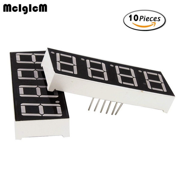 MCIGICM 10pcs 7 segment Common Anode 4 Bit digital Tube 0.56