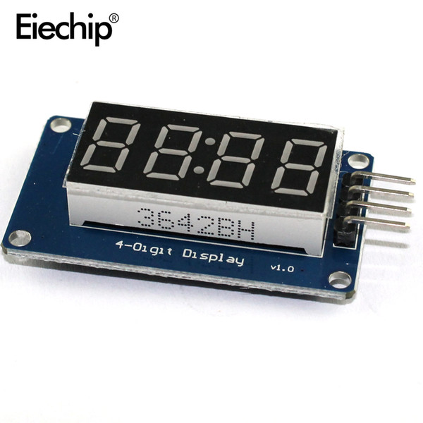 5pcs/lot 4 Bits TM1637 Red Digital Tube LED Display Module & Clock for Arduino LED
