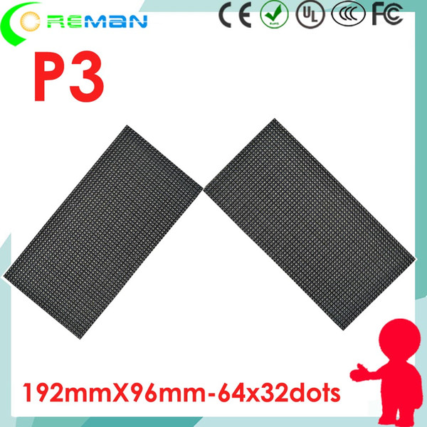 indoor led video wall video led panel module pixel 3mm 96mmx192mm 32x64 / display module dot matrix p3 p2 p4 p5 p1.9 p2.9