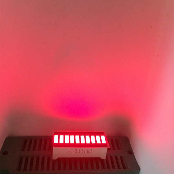 5pcs 10 Segment LED Bar Graph Array Number LED Signs Cube RED Light Bargraph Graphic-Bar Display Red 10 Bar Displays Board