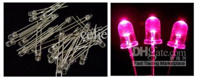 200 5mm Pink LED diode 6k MCD Bulb Lowest Price