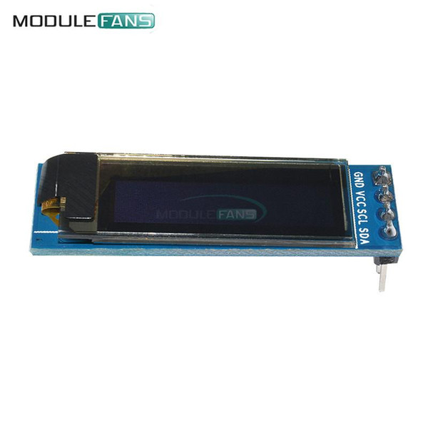 0.91 inch 128x32 I2C IIC Serial Blue OLED LCD Display Module 0.91