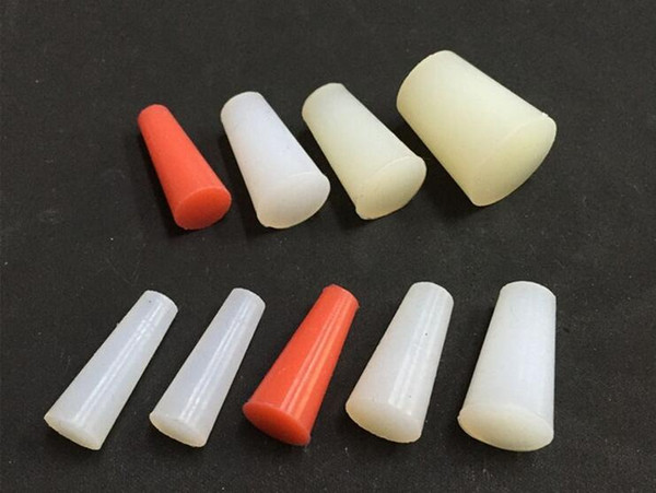 Silicone Rubber Cone Tapered Stopper Plugs Powder Coating Paint 1.6*4.75*15.88 (length unit: mm)