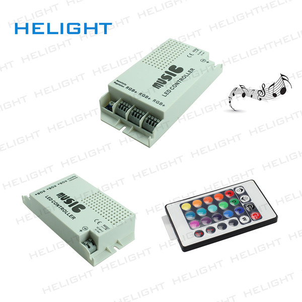 DC12-24V 24 Keys Music Controller IR Remote RGB Controller Sound Sensitive for 3528 5050 LED Strip Lights Music controller