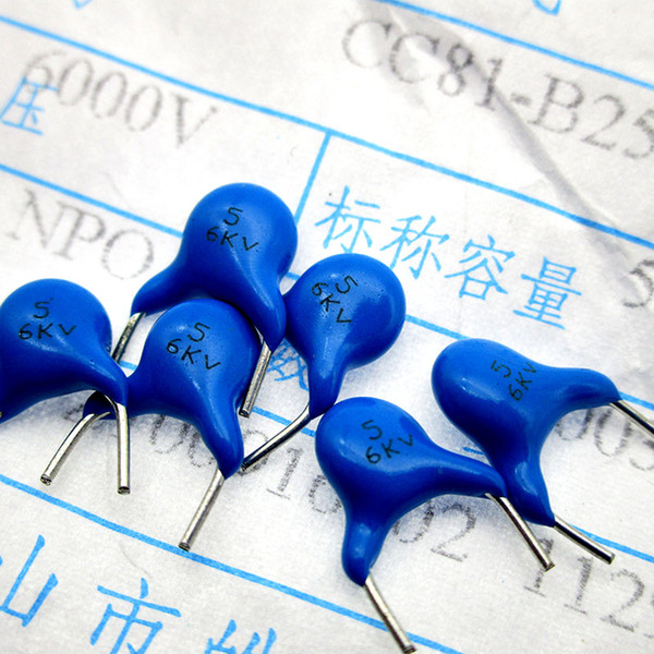 High voltage ceramic capacitor 6KV 5PF 6000V 5J NPO Material 5% pitch 7.5