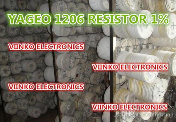 Wholesale-Free shipping 100pcs/lot SMD Chip Resistor 1% 1206 18K 1/4W 100% YAGEO New Original Chip Fixed Resistor