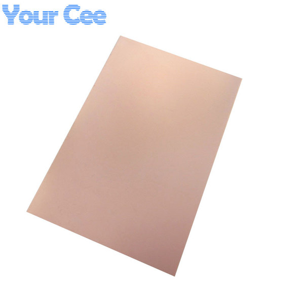 Wholesale-Epoxy Fiber FR4 Copper Clad Plate Laminate Circuit Board Double Side PCB 75 x 100 x 1.5mm 10X7.5cm DIY 2016 New