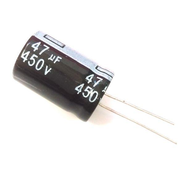 450V 47uF 450Volt 47MFD Electrolytic Capacitor 16mm*25mm Radial