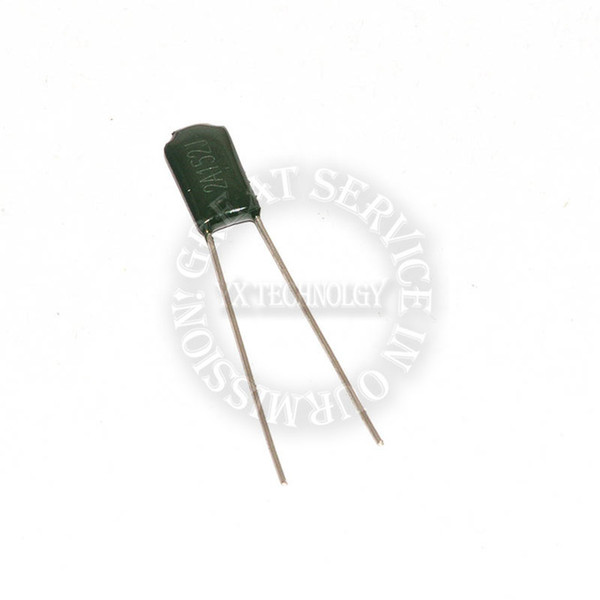 Wholesale-200pcs/bag spacing 2A152J 100V 1.5NF 1500PF polyester capacitors
