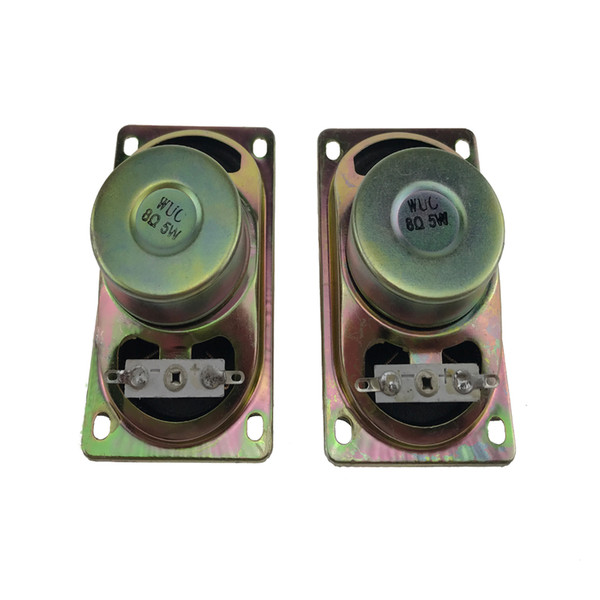 (2pcs/lot) 8 ohm 5W 5 Watt 5090 TV Television Speaker Internal Magnetic Antimagnetic W50MMxL90MM Height 37MM