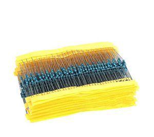 Hot Sale 600 Pcs 1/4W 1% 20 Kinds Each Value Metal Film Resistor Assortment Kit Set Free Shipping