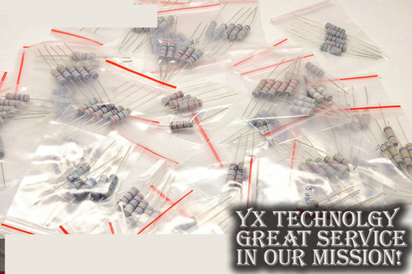Wholesale- 3w 31 kind * 5 pcs = 155 pcs (200ohm-4.3k) 1% carbon resister assorted kit