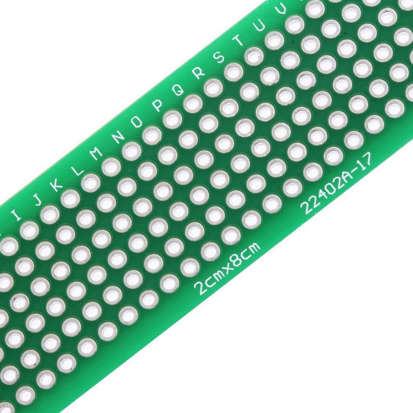 Double Side Prototype PCB Tinned Universal Breadboard 2x8cm 20mmx80mm New Brand New