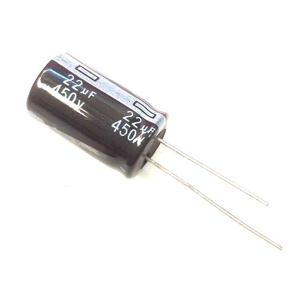 450V 22uF 450Volt 22MFD Electrolytic Capacitor 13mm*20mm Radial
