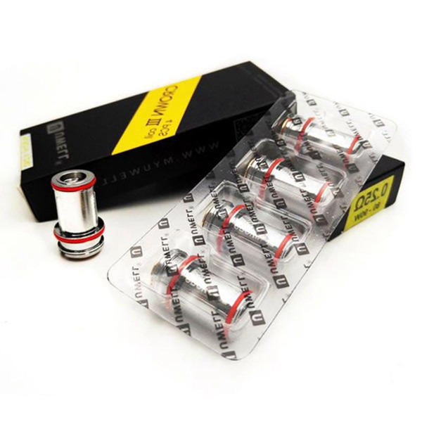 New Update Uwell Crown 3 Coil Head Replacement Crown III Tank Coils 0.25ohm 0.5ohm SUS316L Resistors