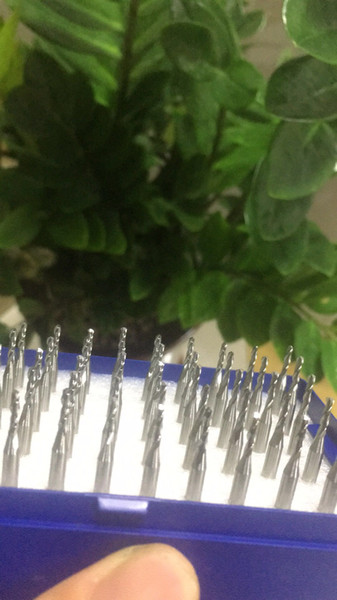 Tungsten Steel Coating PCB Circuit Board Carving Knife Gongs Cutter End Mill 50Pcs/Set