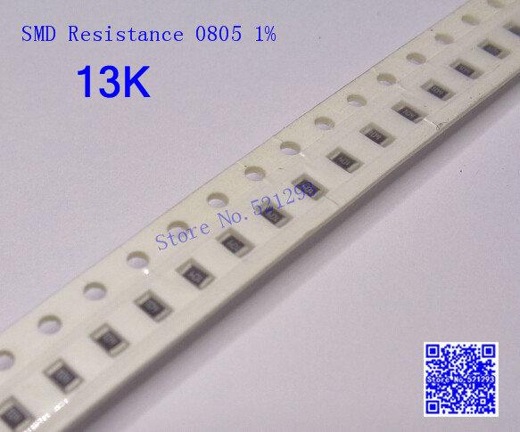 Wholesale- SMD Resistance 0805 13K 13 K ohm 1% 1/8W Chip Resistors 500PCS/LOT