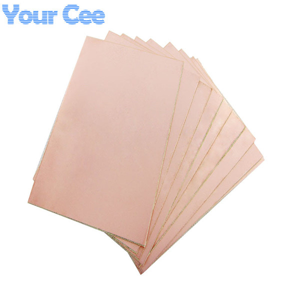 Wholesale-10 pcs Double Side PCB Epoxy Fiber Copper Clad Plate Laminate Laminating 200*150*1.6mm DIY Electronic