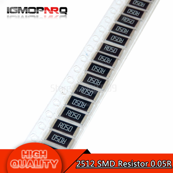 50PCS 2512 SMD Resistor 1% 0.05 ohm 1W 0.05R