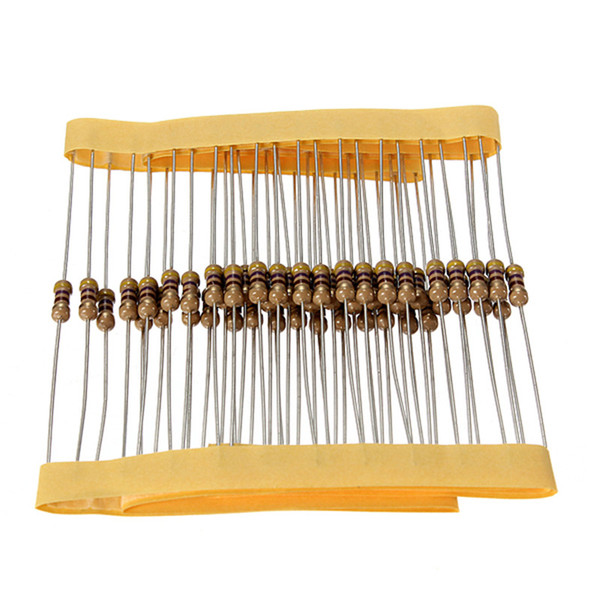 Wholesale-Best Price 50Pcs Resistors 470 Ohms 1/4W 250V 0.25W 5% Carbon Film Newest Wholesale Price