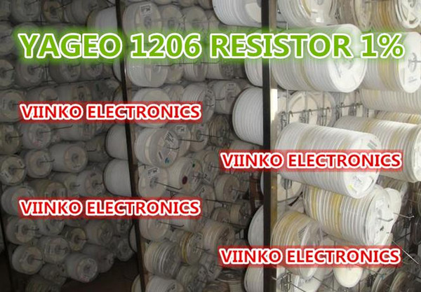 Wholesale-Free shipping 100pcs/lot SMD Chip Resistor 1% 1206 18K 1/4W 100% YAGEO New Original Chip Fixed Resistor