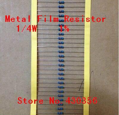 Wholesale- Free Shipping 100pcs/lot 0.25W Metal Film Resistor +-1% 150R
