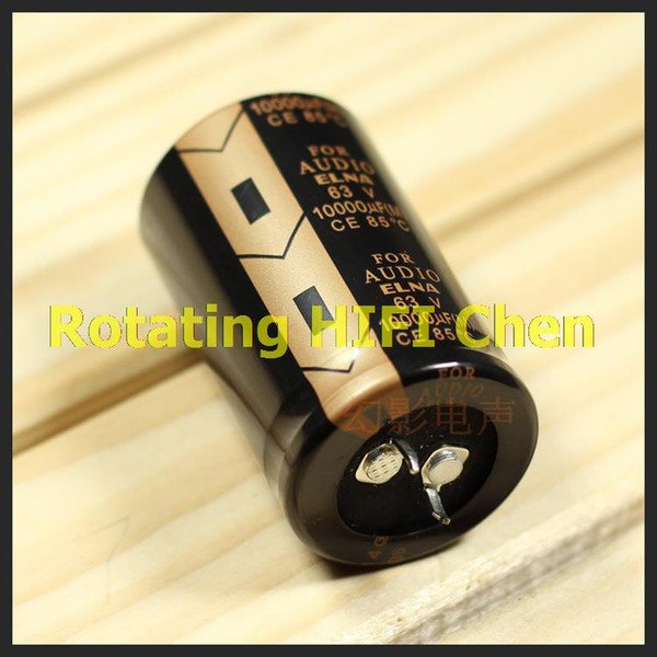 4pcs China Elna Lao For Audio 10000uf 63v 30x50mm New Aluminum Electrolytic Capacitor Sale Freeshipping Power filter 63v10000uf
