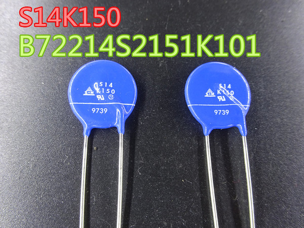20pcs/lot New Varistor S14K150 B72214S2151K101 S14K150E2 in stock free shipping