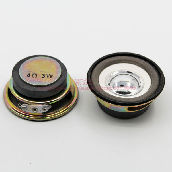(10pcs/lot) 4 ohm 3W 3Watt 50MM Mini Coke Cans Speaker 36MM External Magnetic Bright hat White Foam Edge