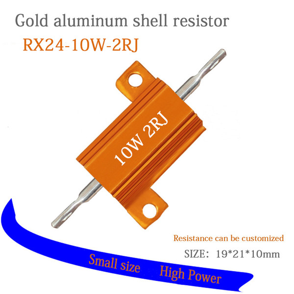 2Pcs 10 W 6ohm Load Resistors - Fix LED Bulb Fast Hyper Flash Turn Signal Blink Error Code (Resistors get very hot during working)