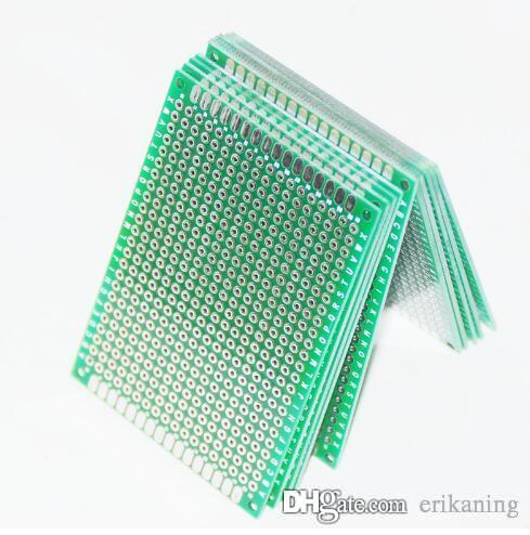5PCS Prototype PCB Board Protoboard Tinned Universal Breadboard Prototyping Solderless FR4 PCB Double-Sided 5x7 cm 50x70mm FR4